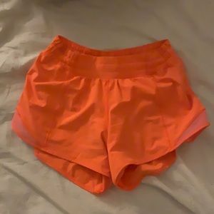 Lululemon orange shorts
